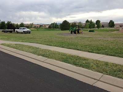 ...MOWING VACANT LOT PER HOA...