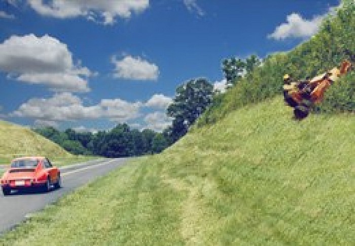 WE MOW UP TO 40 degree HILLSIDE SLOPES