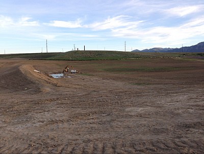 ...THE BIG EQUIPMENT IS GONE---NOW WE GET TO WORK...